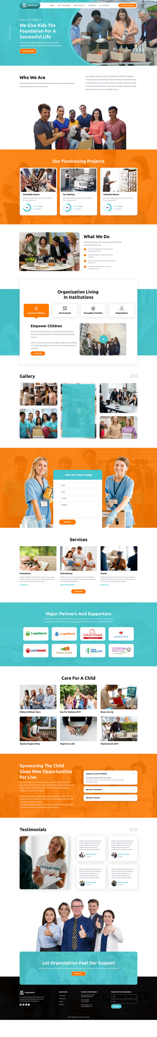 Charity WordPress Theme