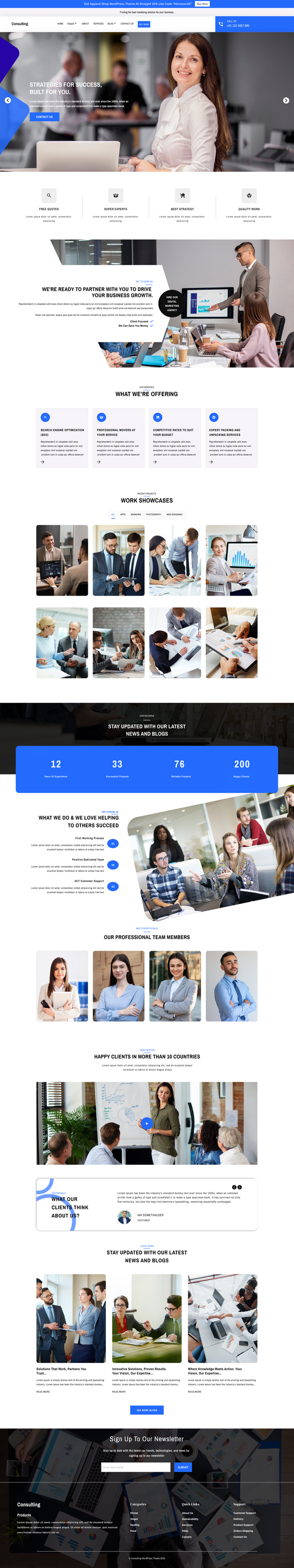 Consulting Agency WordPress Theme