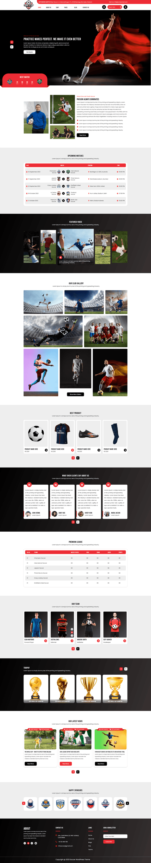 Football WordPress Theme