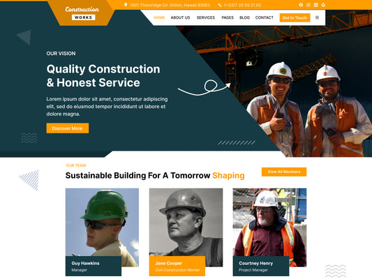 Free Architect WordPress Theme