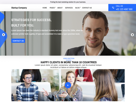 Free Consulting WordPress Theme