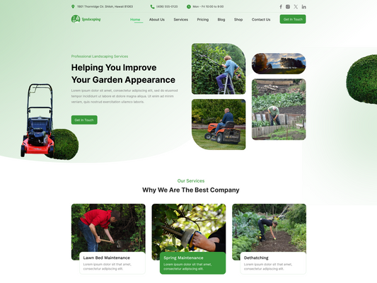 Free Garden WordPress Theme