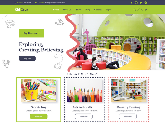 Free Kindergarten WordPress Theme