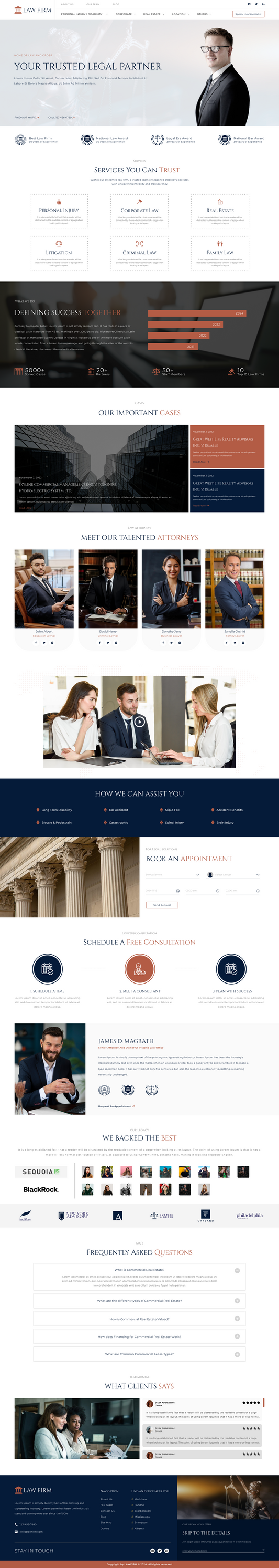 Lawyer WordPress Theme