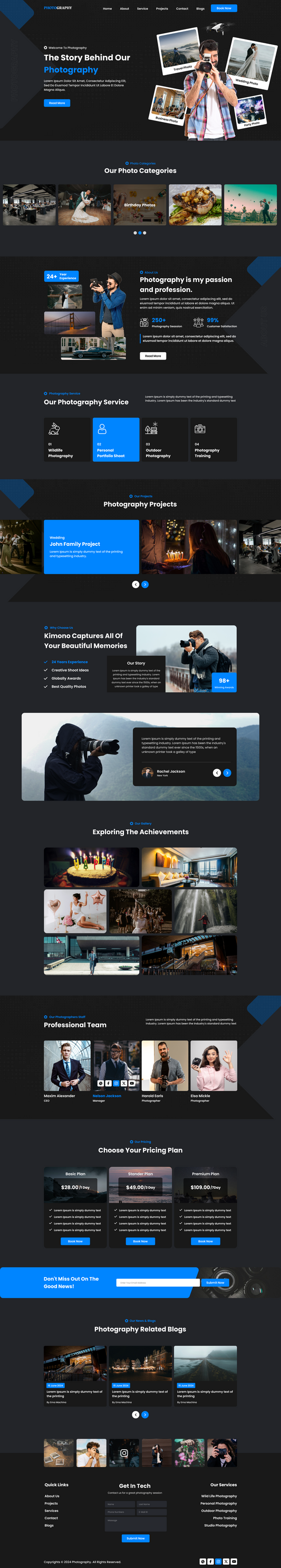 Photography WordPress Theme