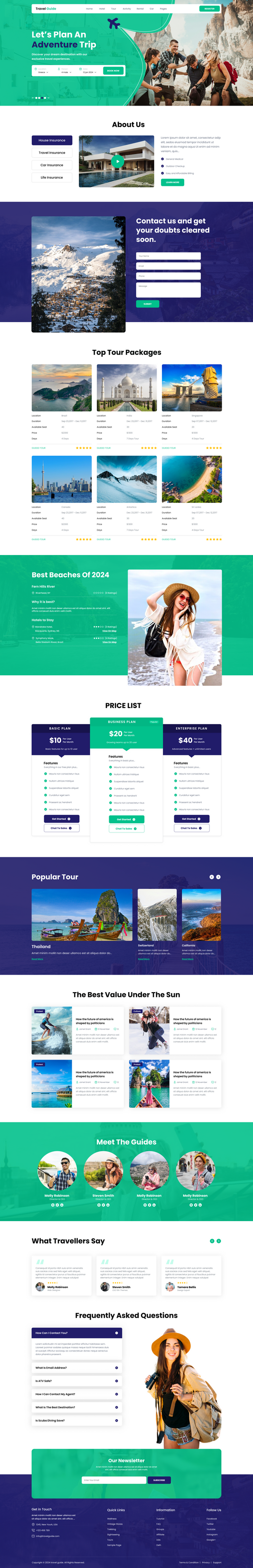 Tour Booking WordPress Theme